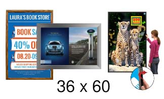 36x60 Frames | All Styles of 36x60 Snap Frames and Poster Displays