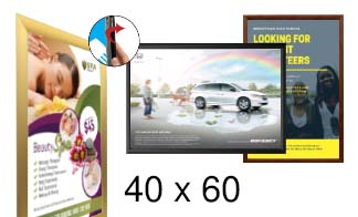 40x60 Frames | All Styles of 40x60 Snap Frames and Poster Displays