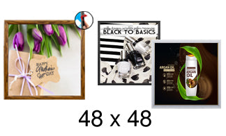 48x48 Frames | All Styles of 48x48 Snap Frames and Poster Displays