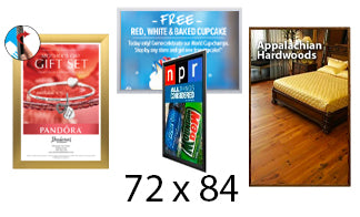 72x84 Frames | All Styles of 72x84 Poster Frames and Poster Displays