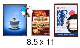 8.5x11 Frames | All Styles of 8.5x11 Snap Frames and Poster Displays