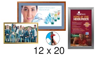 12x20 Frames | All Styles of 12x20 Snap Frames and Poster Displays