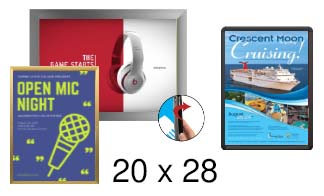 20x28 Frames | All Styles of 20x28 Snap Frames and Poster Displays