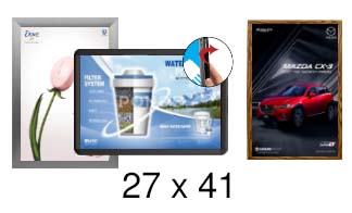 27x41 Frames | All Styles of 27x41 Snap Frames and Poster Displays