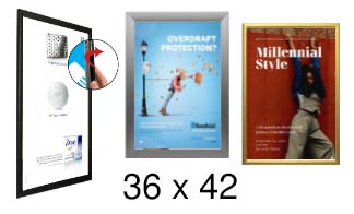 36x42 Frames | All Styles of 36x42 Snap Frames and Poster Displays