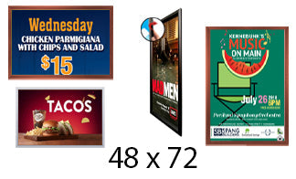48x72 Frames | All Styles of 48x72 Snap Frames and Poster Displays