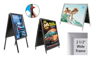 24x36 A-Frame Sign Holder (Slide-In Design) – PosterDisplays4Sale