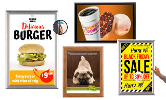 AD Promo Snap Frames - WALL MOUNT