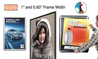 Poster Snap Frames with Ultra Slim Profiles | Easy Change Poster Snapframes