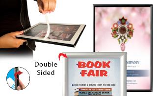 Sleek & Convenient Display Frames for Windows: Shop Window Snap Frames ...