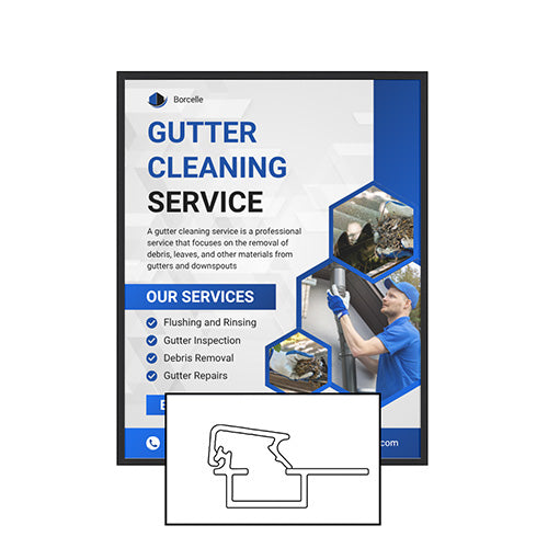 MINI 20x20 Poster Snap Frames (.60" Wide Frame Profile)