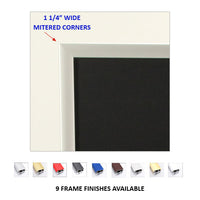 A-FRAME SIGN HOLDER HAS 12 x 24 SIGN FRAMES with MITERED CORNERS