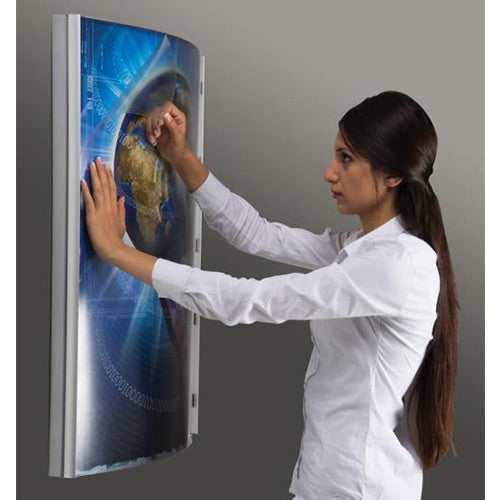 Protective Non-Glare Overlay is Included with 20x30 Illuminated Silver Lightbox. This Protects Your Poster, Sign, Graphics and Photographs from Dust and Scratches. The Etched Matrix Acrylic Grid allows the LED Lighting to Edge-Light the display Evenly and Brightly.