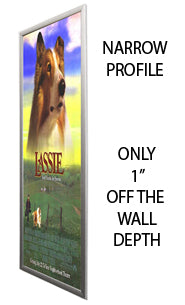 8.5 x 14 Snap Open Snap Frame Sign Holder for 1/2" Thick Mounted Graphics