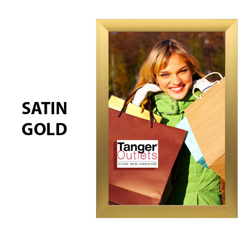 72 x 96 SNAP OPEN FRAME (with 2 1/2" WIDE PROFILE) (SHOWN in GOLD)