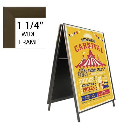 A-Frame 36x60 Sign Holder | Snap Frame 1 1/4" Wide