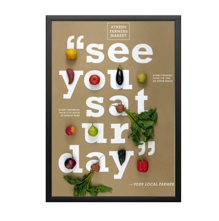 28x44 SwingSnap Poster Snap Frames with 1 1/4" Frame Profile for MOUNTED GRAPHICS 1/8", 3/16", and 1/4" Thick Boards