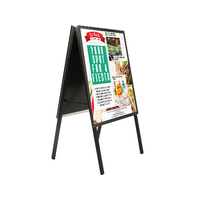 A-Frame 14x22 Sign Holder | with SECURITY SCREWS on Snap Frame 1 1/4" Wide