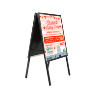 A-Frame 20x30 Sign Holder | with SECURITY SCREWS on Snap Frame 1 1/4" Wide