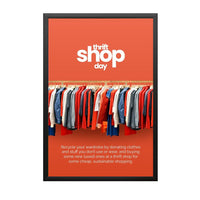 60x60 Large Frame Snap Open Front Loading Poster Snap Frames (1 1/4" Profile for MOUNTED GRAPHICS)