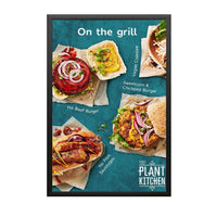 Extra Large + Extra Deep 36 x 72 Poster Snap Frame with 1 1/4" Metal Profile for MOUNTED GRAPHICS on 3/8" and 1/2" Thick Boards