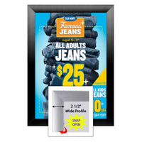 SwingSnaps Snap Open Poster Frame 36x42 (2 1/2" Wide Edge Profile)
