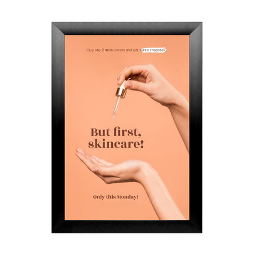 SUPER WIDE Snap Open 9 x 12 Frames (2 1/2" Profile for MOUNTED GRAPHICS)