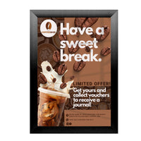 Extra Large 24x60 Poster Snap Frame with Bold 2 1/2" Wide Edge Profile