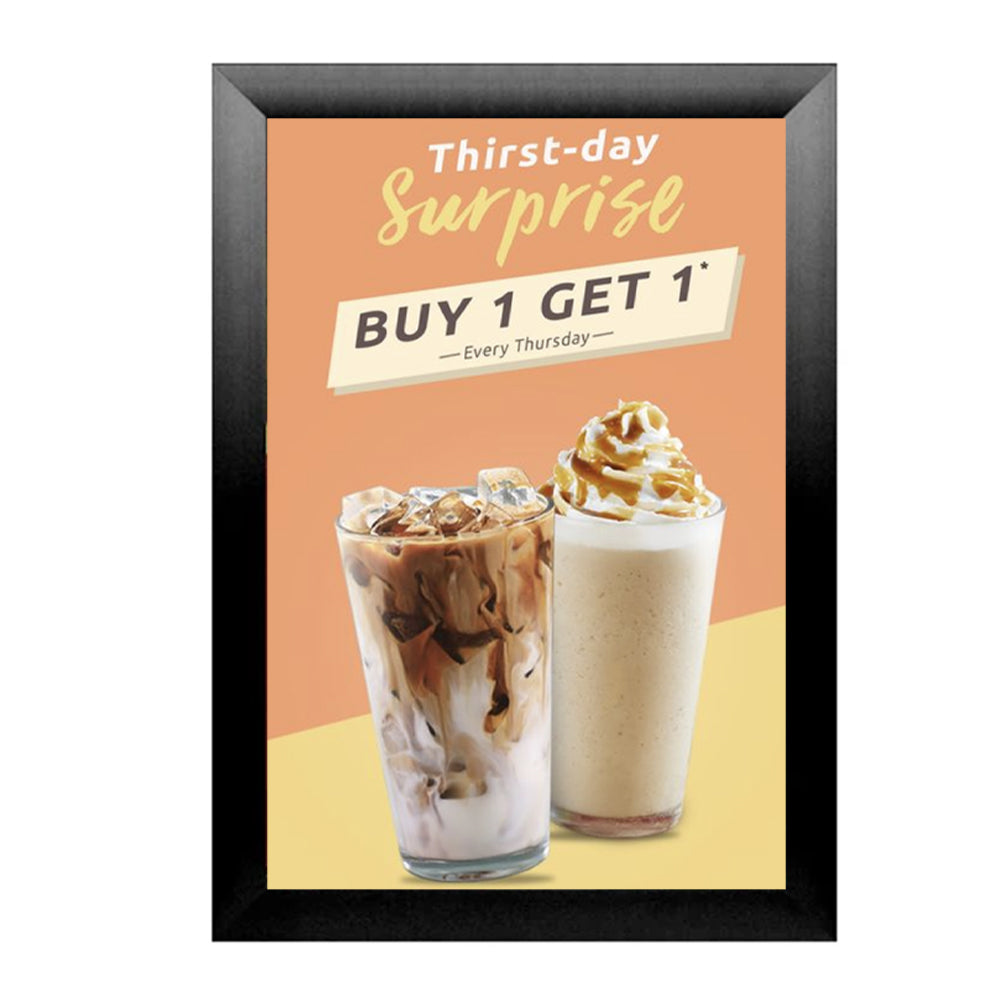 Extra Large 60x60 Poster Snap Frame - Fast Change Bold 2 1/2