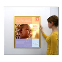 SNAP OPEN FRAME for MOUNTED POSTERS 10x20 (SHOWN in GOLD)