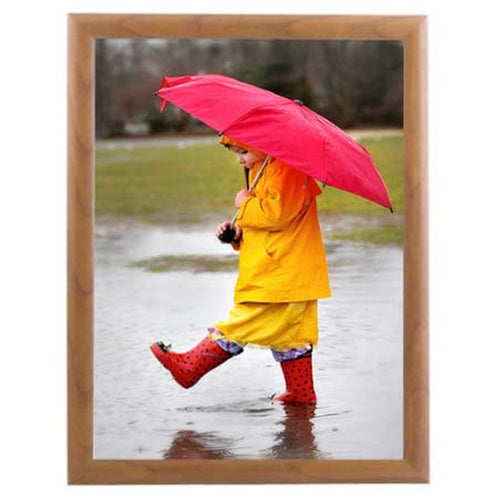 8.5x11 Snap Frame Poster Sign Frames 1" Wide | Wood Look Frame with Mitered Corners
