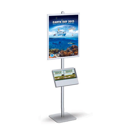 POSTO-STAND 8 Foot Snap Frame Poster Sign Stand 22x28 (SINGLE SIDED)
