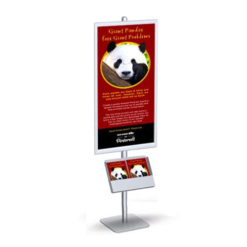 POSTO-STAND 8 Foot Snap Frame Poster Sign Stand 22x56 (SINGLE SIDED)