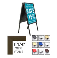 A-Frame 18x18 Sign Holder | Snap Frame 1 1/4" Wide
