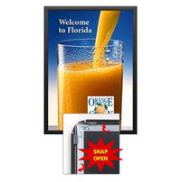 28x44 SwingSnap Poster Snap Frames with 1 1/4" Frame Profile for MOUNTED GRAPHICS 1/8", 3/16", and 1/4" Thick Boards