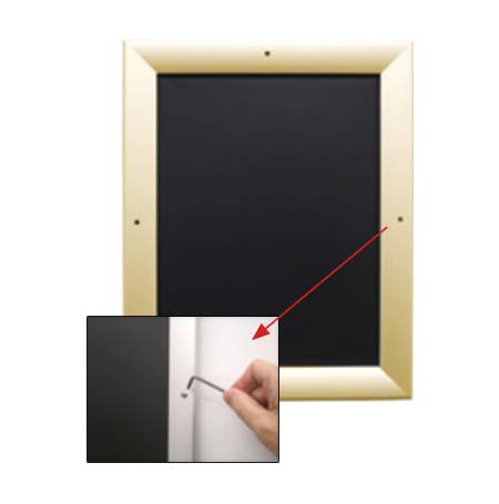 28 x 44 Poster Snap Frame SwingSnaps (with Security Screws)