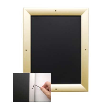 SwingSnap Extra Large Poster Snap Frames with Security Screws to Hold 1/8", 3/16", and 1/4" Thick Graphic Boards in 25 Sizes