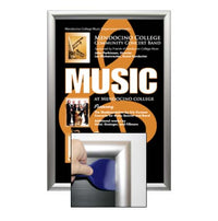 SwingSnaps 36x42 Poster Snap Open Frames (1 3/4" Security-Style)