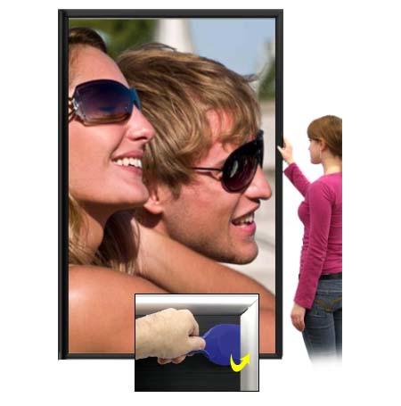60x84 Extra Large Poster Snap Frames (1 3/4" Security-Style)